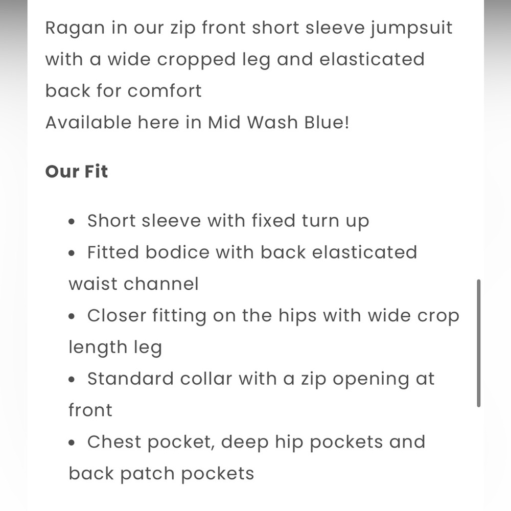 Lucy & Yak Ragan Denim Jumpsuit - Picture 6 of 10